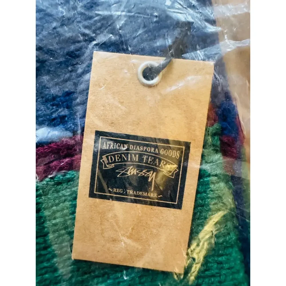 DENIM TEARS x STUSSY Striped Scarf